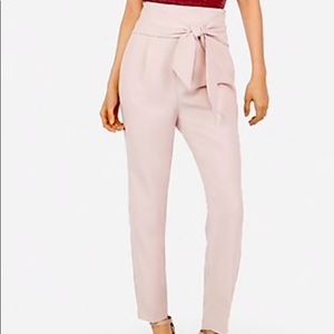 Express petite ankle super high rise pants